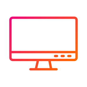 Monitor,computer,desktop,screen,electronics icon