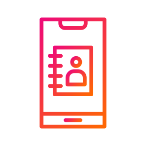 Contacts App,app,mobile App,application,mobile icon