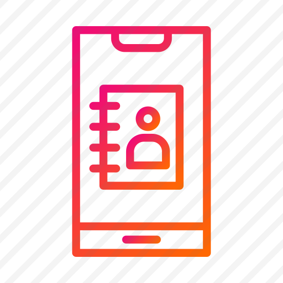 Contacts App,app,mobile App,application,mobile preview