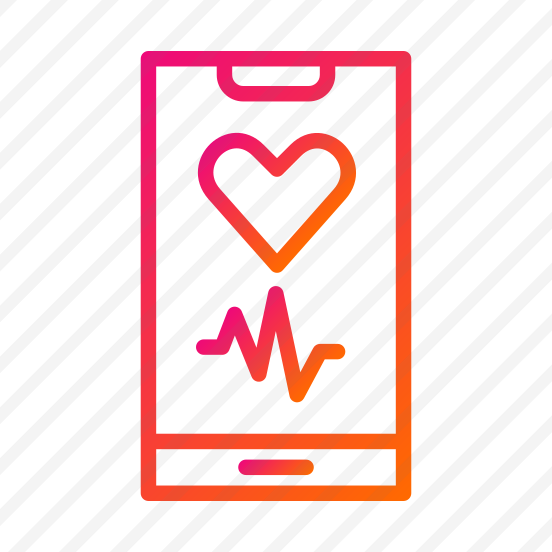 Heart Rate App.app,mobile App,application,mobile preview