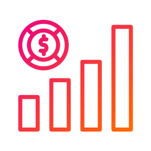 Economy,revenue,increase,income,graph icon