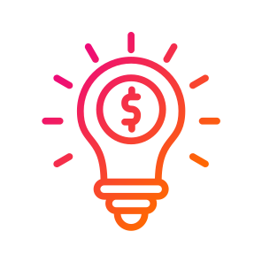 Idea,bulb,dollar,business And Finance,light Bulb icon