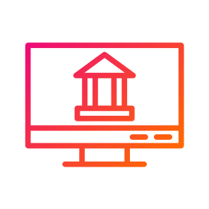 Online Banking,bank,currency,money,business And Finance icon