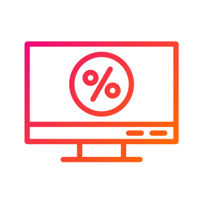 Percentage,percent,sales,discount,business And Finance icon