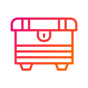 Treasure Box,chest,money,gold,business And Finance icon
