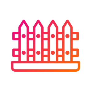 Fence,garden,yard,security,real Estate icon