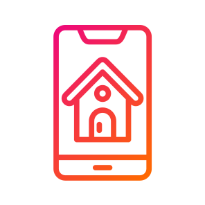 Mobile,phone,cell,home,house icon
