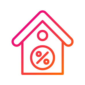 Percentage,house,home,commission,real Estate icon