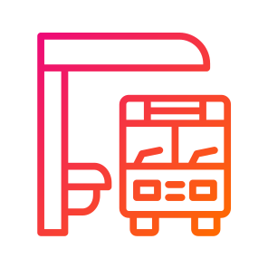 Bus Stop,bus,bus Station,station,railway Station icon