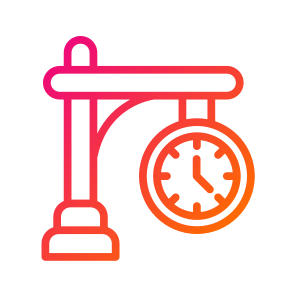 Clock,train Station,hour,time,station Clock icon