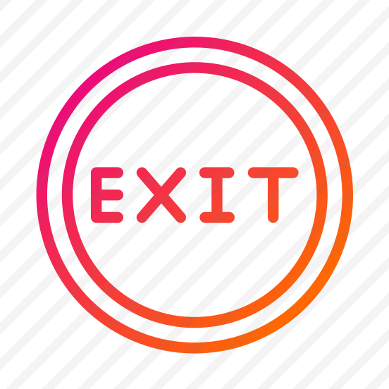 Exit,logout,signaling,signs,signal preview