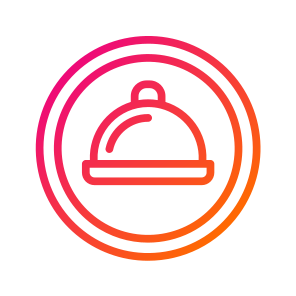 Restaurant,food,tray,food Delivery,railway Station icon