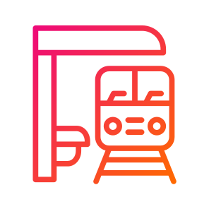Train Platform,train Station,train,station,metro icon