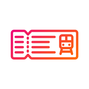 Train Ticket,ticket,pass,tickets,rail Tickets icon