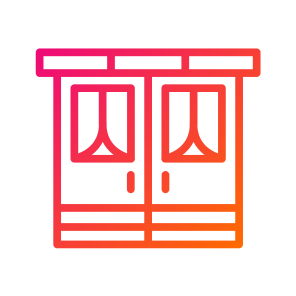 Trian Door,train,door,subway,rail Door icon