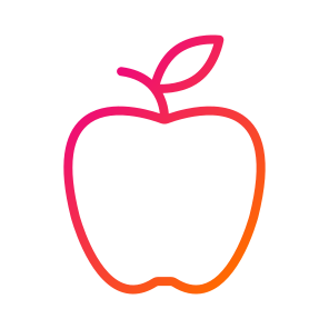 Apple,food,fruit,diet,vegetarian icon