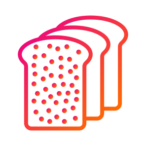 Bread,toast,bakery,breakfast,food icon