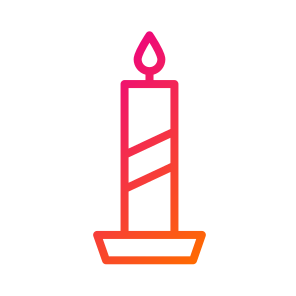 Candle,candles,light,decoration,party icon