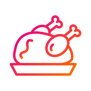 Cooked Chicken,roasted Chicken,dish,cooking,turkey icon