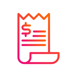 Invoice,bill,ecommerce,dollar,online icon