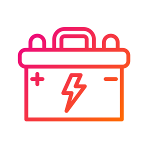 Battery,electronics,technology,laboratory,inverter icon
