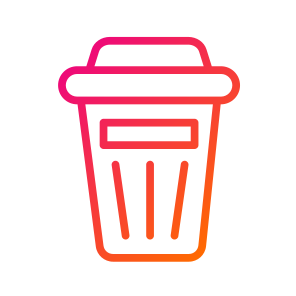 Trash,bin,rubbish Bin,garbage Can,laboratory icon
