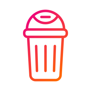 Bin,trash,waste,garbage,ecology And Environment icon