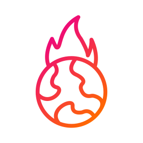 Flame,global Warming,ecology And Environment,earth,world icon
