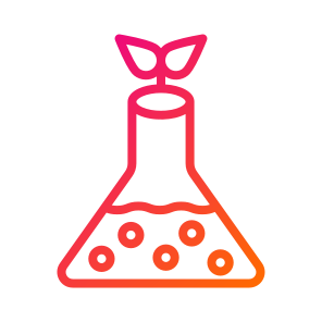 Flask,chemical,flask,ecology,leaf icon