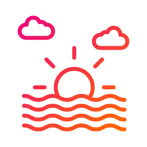 Sunset,ecology And Environment,sunrise,waves,sea icon