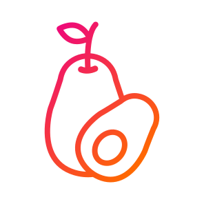 Avocado,fruit,vegan,food And Restaurant,vegetarian icon