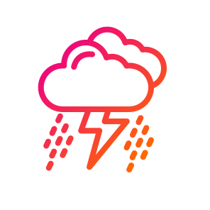 Storm,thunder,weather,forecast,rain icon
