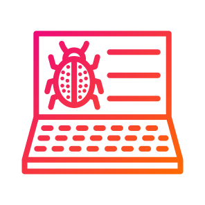 Malware,cyber Attack,antivirus,virus,laptop icon