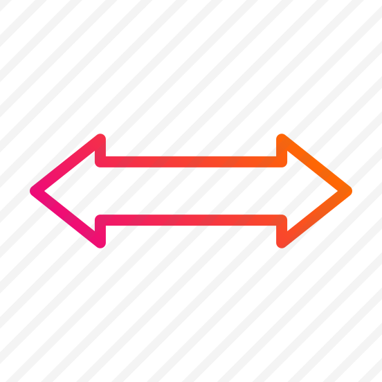 Horizontal,horizontal Arrows,resize Option,arrows,double Arrows preview