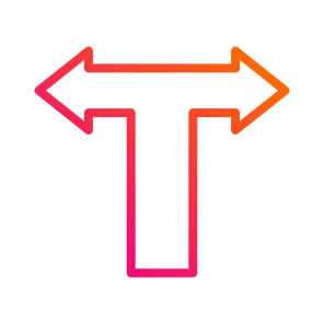 Split,division,signaling,arrows,directions icon