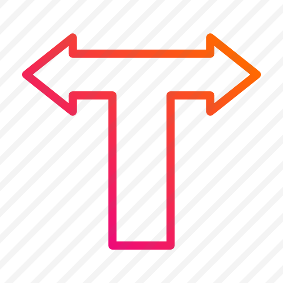 Split,division,signaling,arrows,directions preview