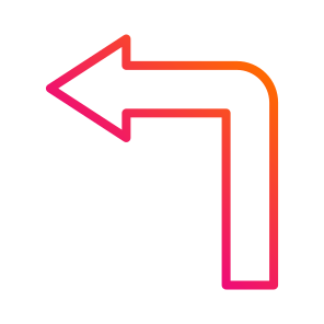 Turn Left,direction,arrows,left,arrow icon