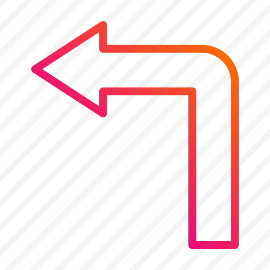 Turn Left,direction,arrows,left,arrow preview