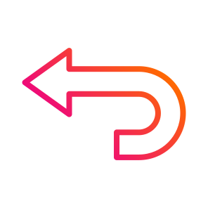 Undo,previous,return,back,arrow icon