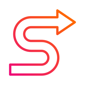 Zigzag,arrow,directional Sign,arrows,zigzag Arrow icon