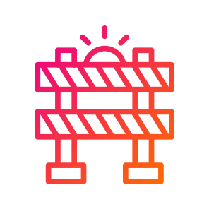 Barrier,road Barrier,traffic Barrier,industry,under Construction icon