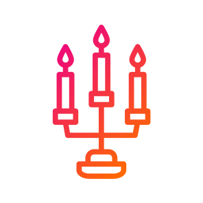 Candle,flame,decoration,light,party icon