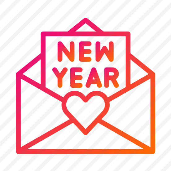 Letter,message,invitation,heart,new Year preview