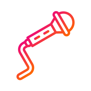 Mic,karaoke,birthday And Party,song,technology icon