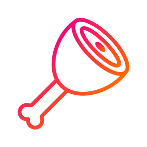 Pork,ham,food And Restaurant,pork Leg,food icon