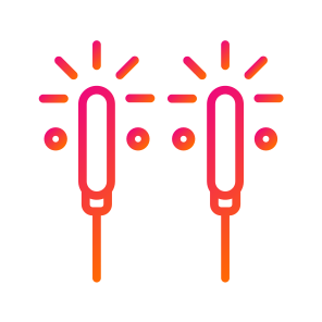 Sparkler,magic,fireworks,entertainment,lights icon