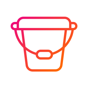Bucket,paint,plastic Bucket,paint Bucket,pail icon