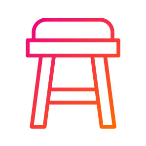 Stool,chair,seat,plastic Stool,bar Stool icon