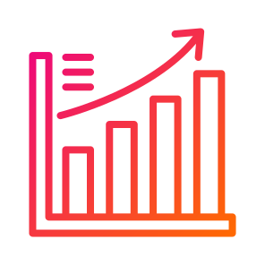 Growth,line Graph,diagram,graphic,arrow icon