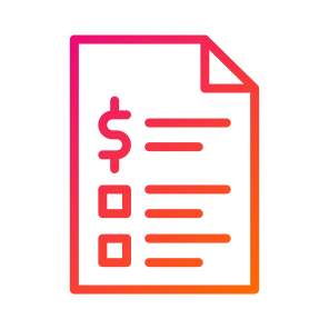 Invoice,billing,bill,receipt,payment icon